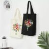 Tote Bag Embroidery Kit (Black)